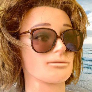 L'AMY France Eyeglasses FRAME ONLY Brown Marbled BOSTON 51 03 135mm 2003 Womens